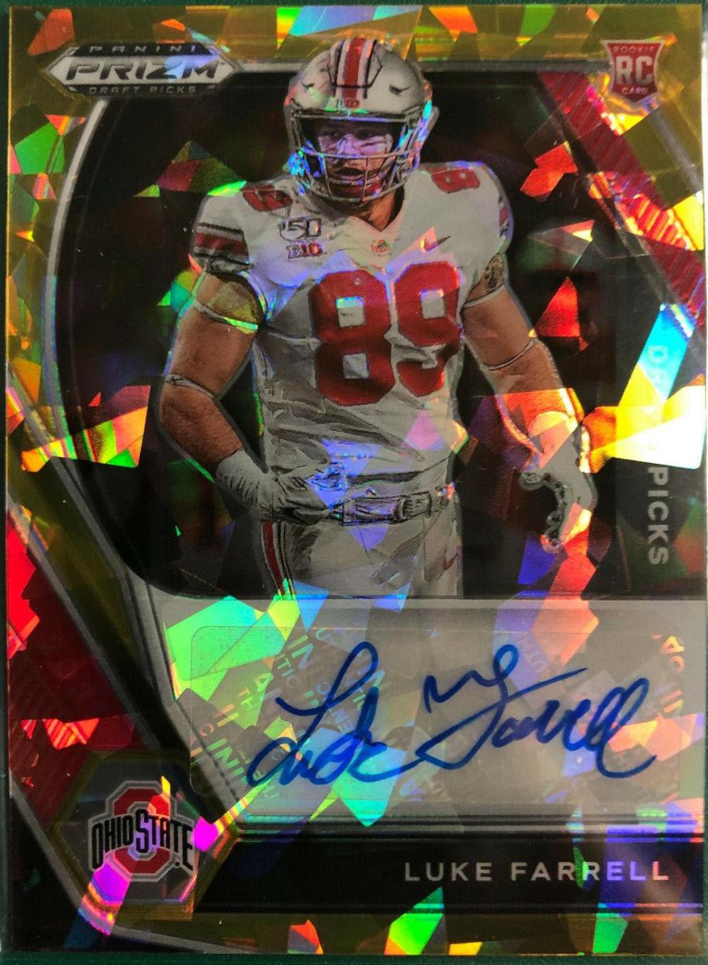 Luke Farrell [Gold Ice Prizm] #DPA-LUF