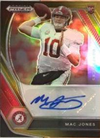 Mac Jones [Black Gold Prizm] #DPA-MAC