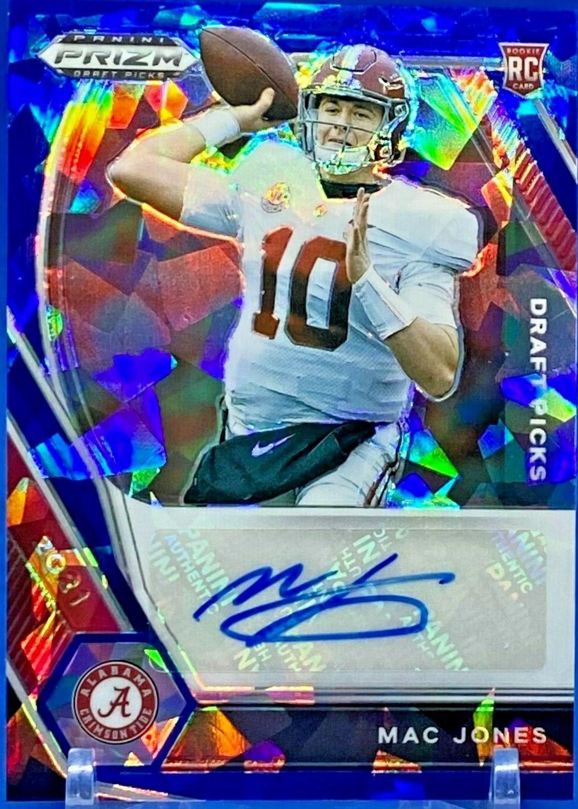 Mac Jones [Blue Ice Prizm] #DPA-MAC