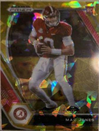 Mac Jones [Gold Ice Prizm] #DPA-MAC