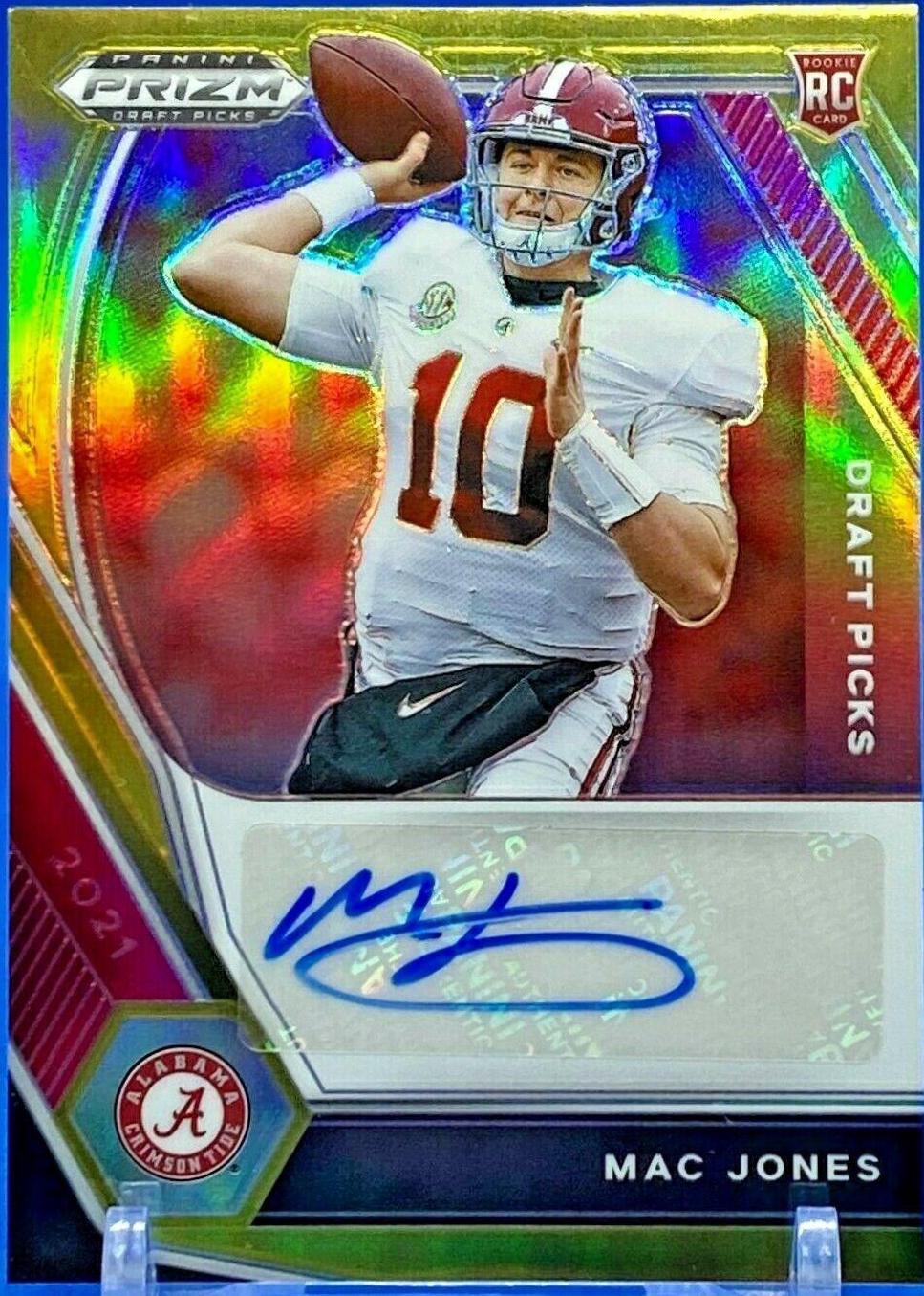 Mac Jones [Gold Prizm] #DPA-MAC