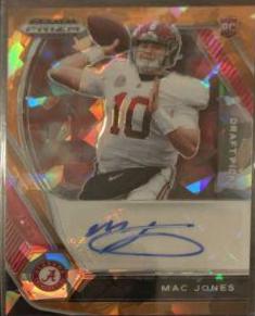 Mac Jones [Orange Ice Prizm] #DPA-MAC