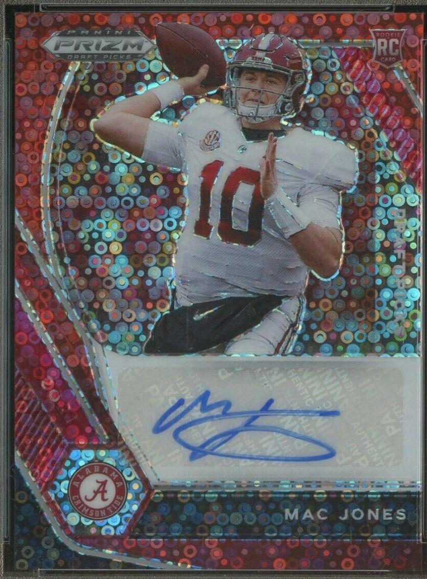 Mac Jones [Red Circles Prizm] #DPA-MAC