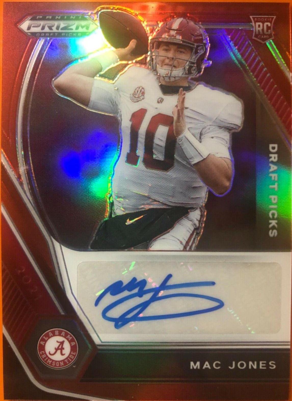 Mac Jones [Red Prizm] #DPA-MAC