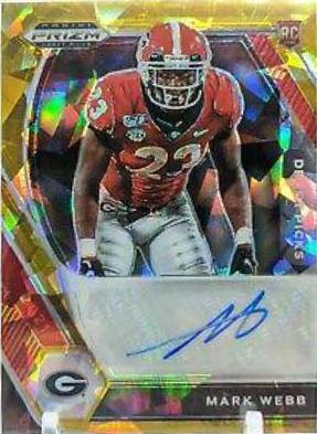 Mark Webb [Gold Ice Prizm] #DPA-MAW