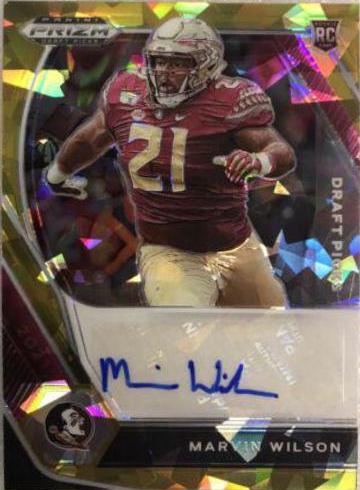 Marvin Wilson [Gold Ice Prizm] #DPA-MWI