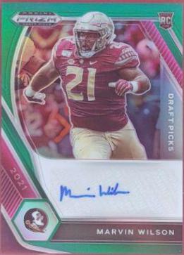 Marvin Wilson [Green Prizm] #DPA-MWI