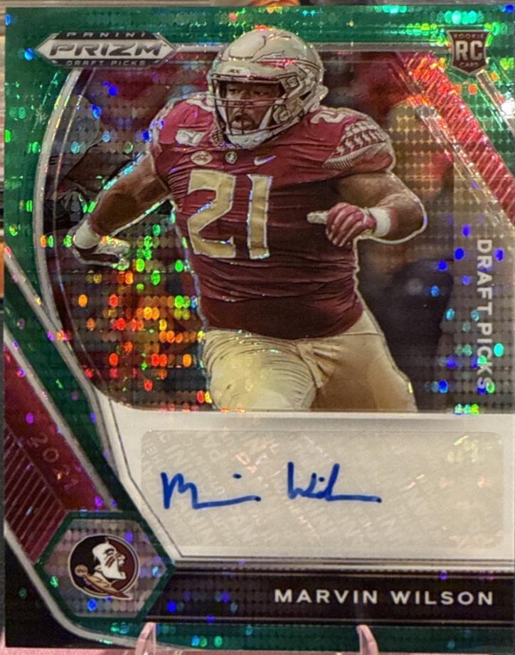 Marvin Wilson [Green Pulsar Prizm] #DPA-MWI