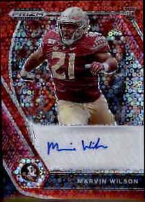 Marvin Wilson [Red Circles Prizm] #DPA-MWI
