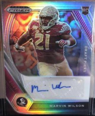 Marvin Wilson [Silver Prizm] #DPA-MWI