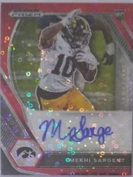 Mekhi Sargent [Red Circles Prizm] #DPA-MSA