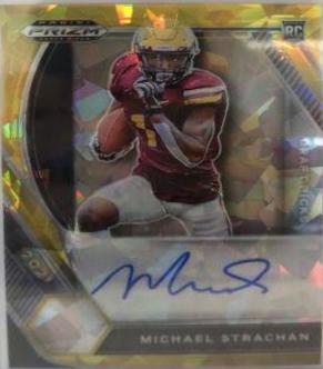 Michael Strachan [Gold Ice Prizm] #DPA-MST