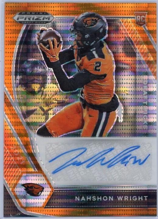 Nahshon Wright [Orange Pulsar Prizm] #DPA-NWR