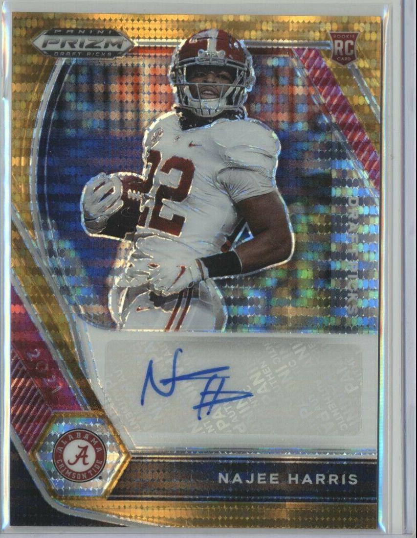 Najee Harris [Orange Pulsar Prizm] #DPA-NJH