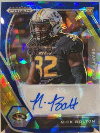 Nick Bolton [Blue Ice Prizm] #DPA-NBO