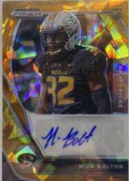 Nick Bolton [Orange Ice Prizm] #DPA-NBO