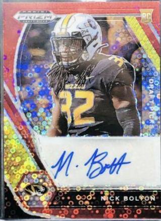 Nick Bolton [Red Circles Prizm] #DPA-NBO
