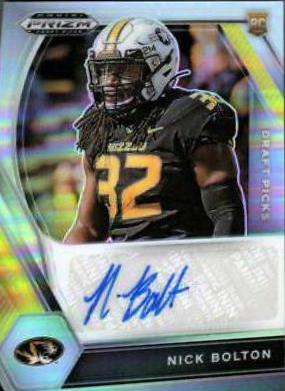 Nick Bolton [Silver Prizm] #DPA-NBO