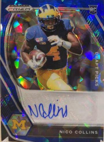 Nico Collins [Blue Ice Prizm] #DPA-NCO