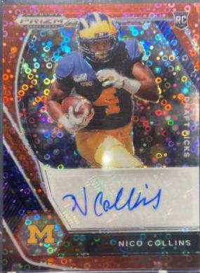 Nico Collins [Red Circles Prizm] #DPA-NCO