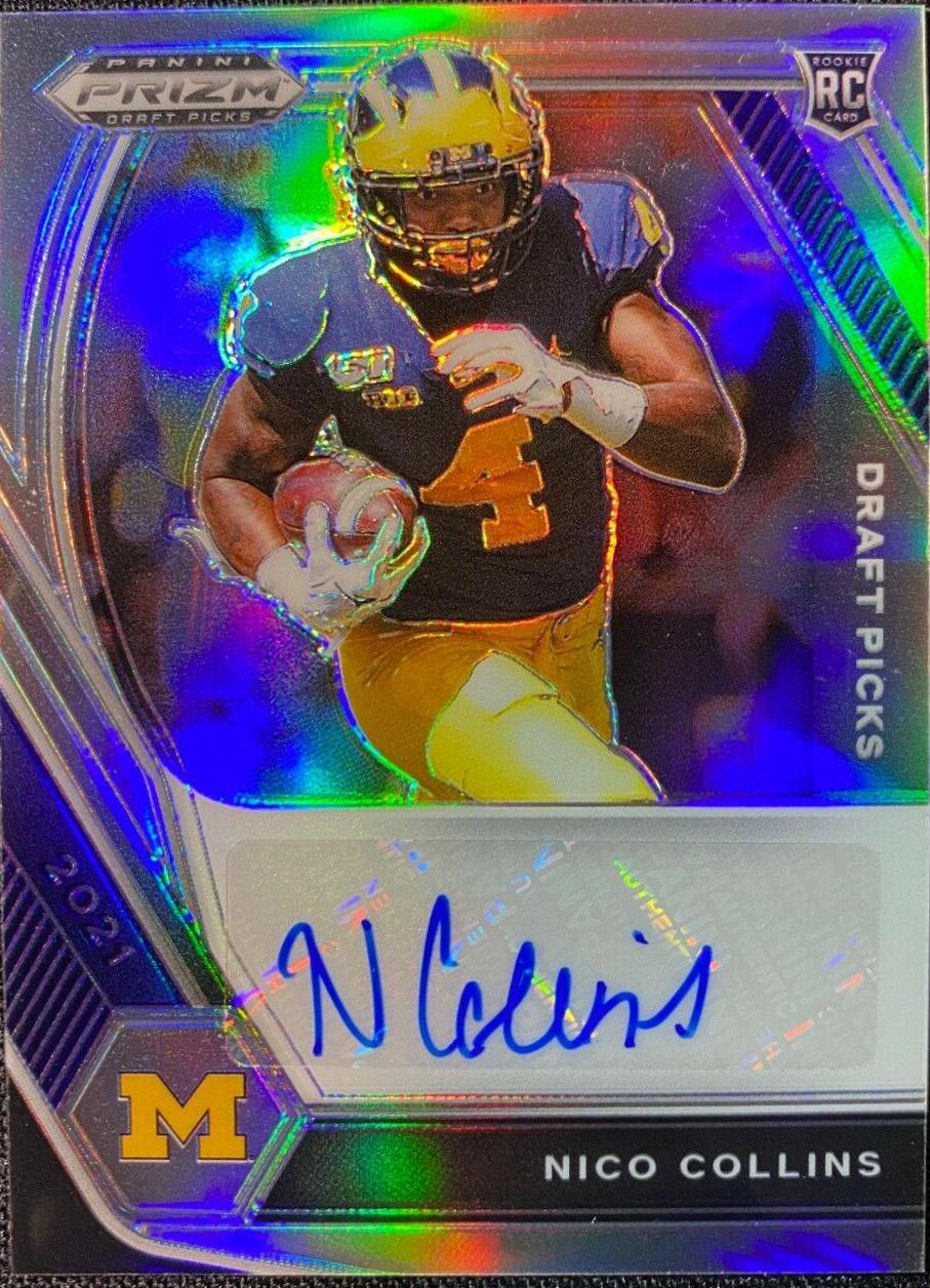 Nico Collins [Silver Prizm] #DPA-NCO