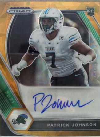 Patrick Johnson [Orange Ice Prizm] #DPA-PAT