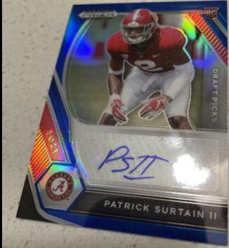 Patrick Surtain II [Blue Prizm] #DPA-PSU