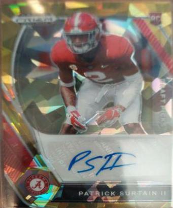 Patrick Surtain II [Gold Ice Prizm] #DPA-PSU