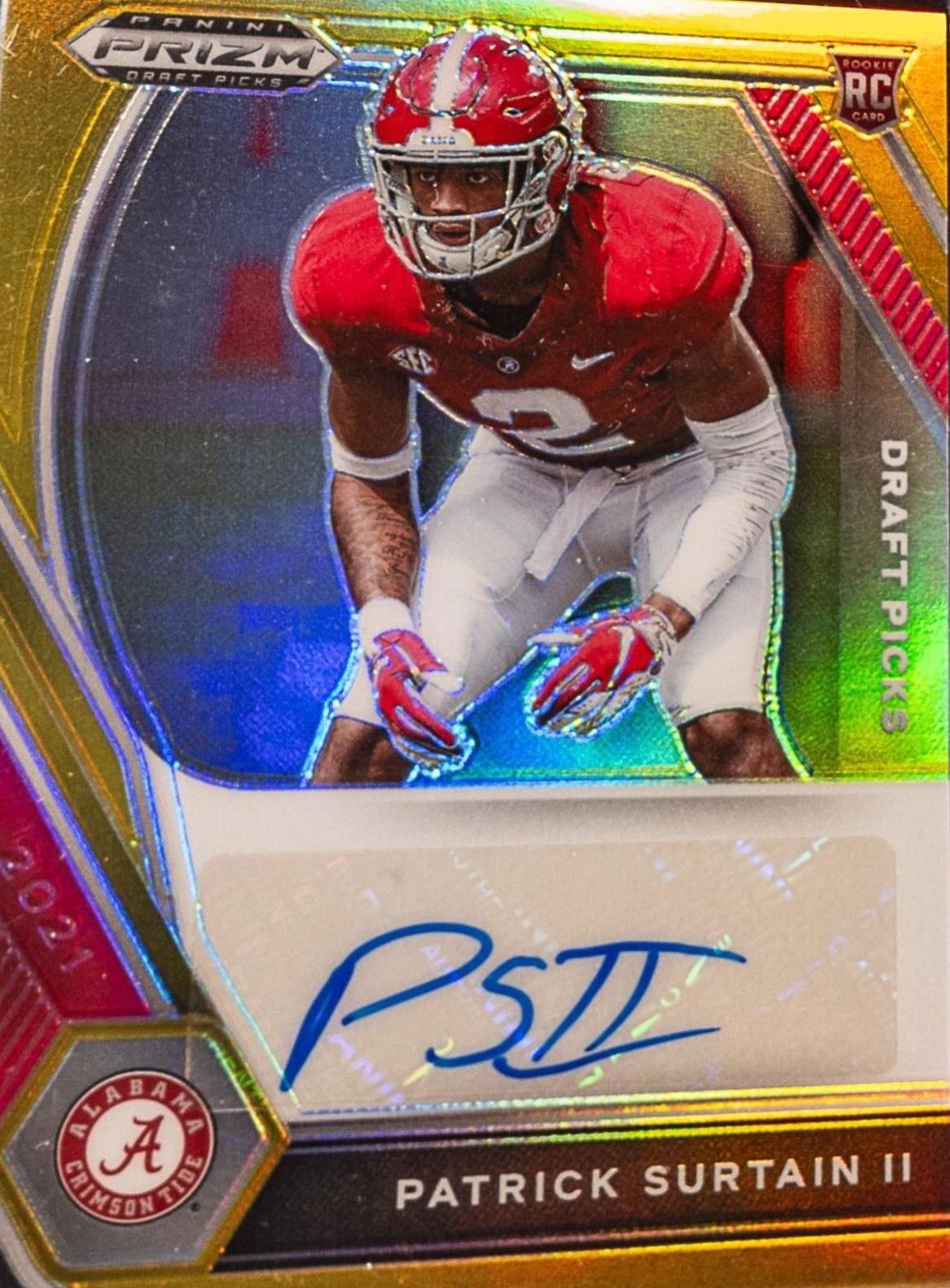 Patrick Surtain II [Gold Prizm] #DPA-PSU