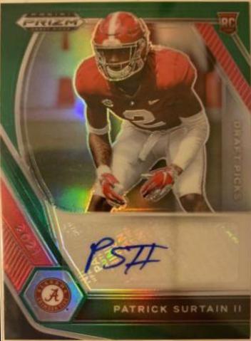Patrick Surtain II [Green Prizm] #DPA-PSU