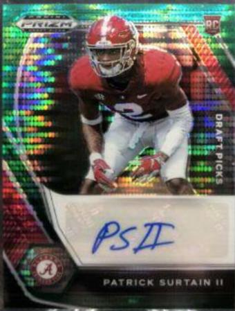 Patrick Surtain II [Green Pulsar Prizm] #DPA-PSU