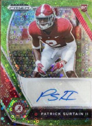 Patrick Surtain II [Neon Green Circles Prizm] #DPA-PSU