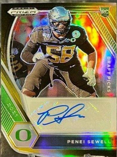 Penei Sewell [Black Gold Prizm] #DPA-PSE