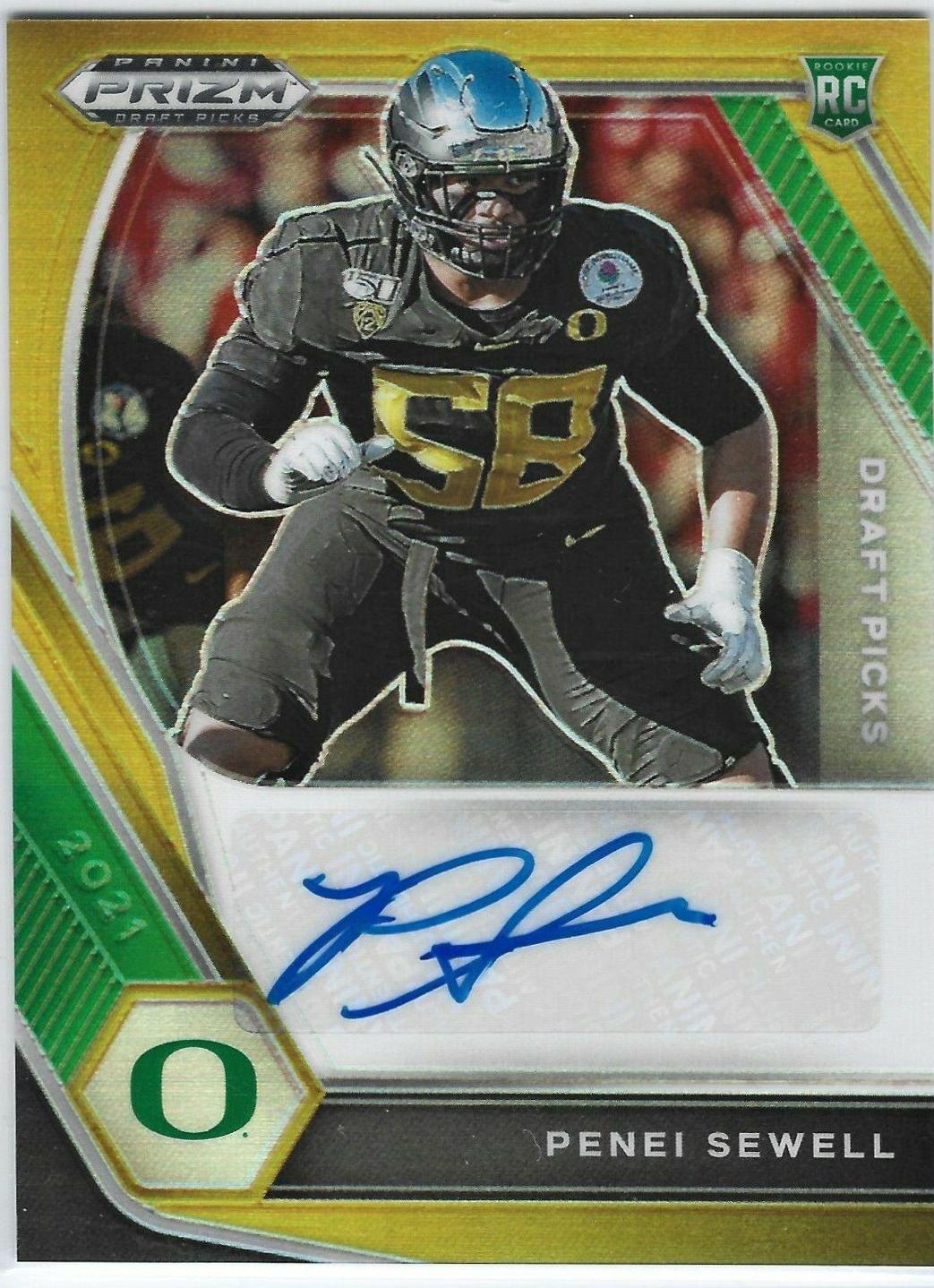 Penei Sewell [Gold Prizm] #DPA-PSE