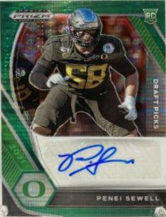 Penei Sewell [Green Pulsar Prizm] #DPA-PSE