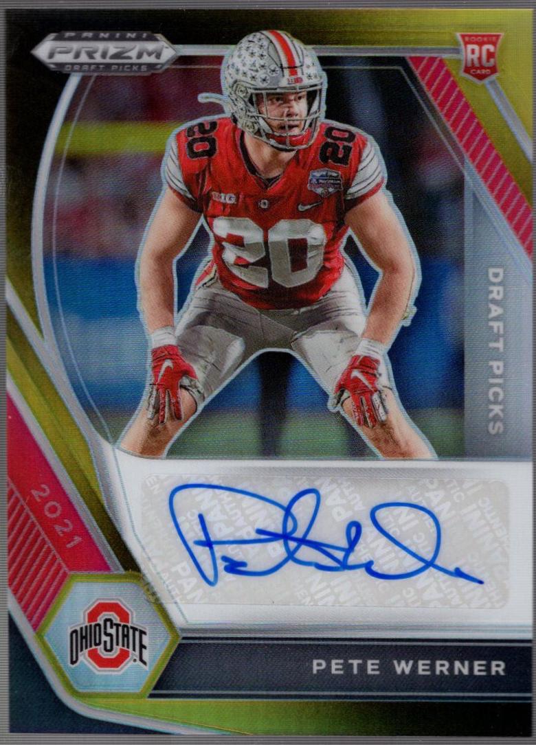 Pete Werner [Black Gold Prizm] #DPA-PEW