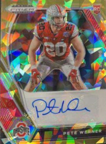 Pete Werner [Gold Ice Prizm] #DPA-PEW