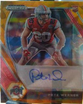 Pete Werner [Orange Ice Prizm] #DPA-PEW