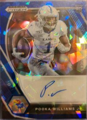 Pooka Williams Jr. [Blue Ice Prizm] #DPA-POO