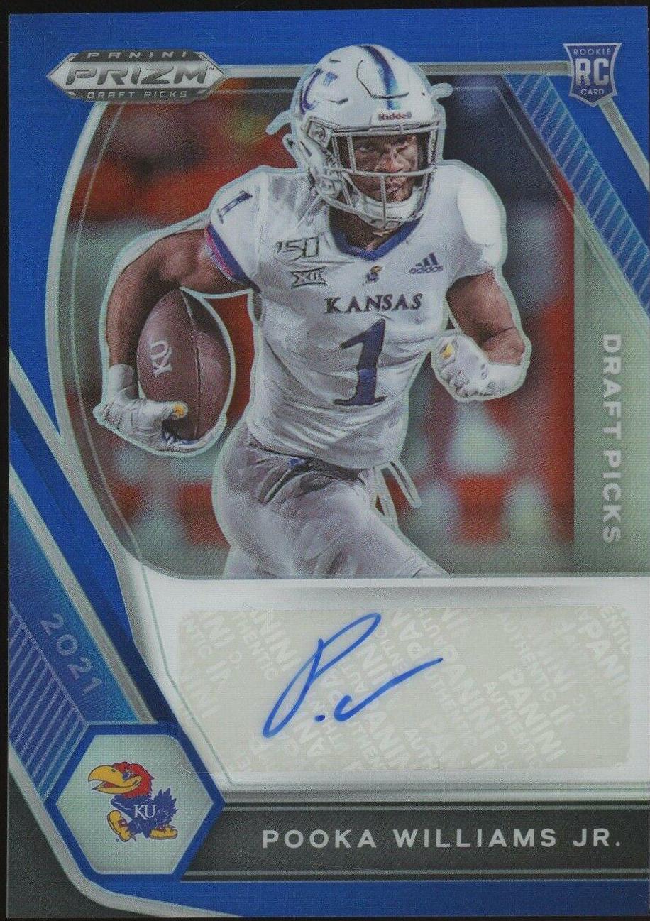 Pooka Williams Jr. [Blue Prizm] #DPA-POO