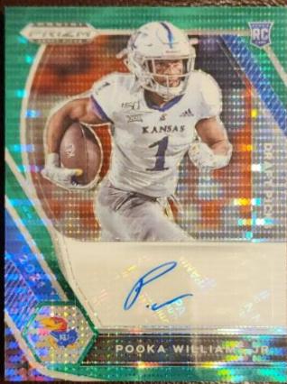 Pooka Williams Jr. [Green Pulsar Prizm] #DPA-POO