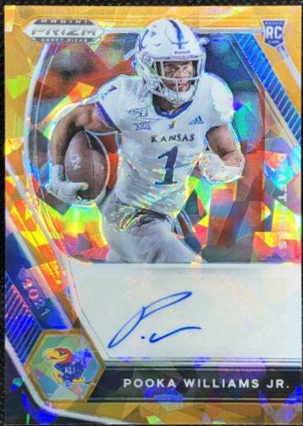 Pooka Williams Jr. [Orange Ice Prizm] #DPA-POO