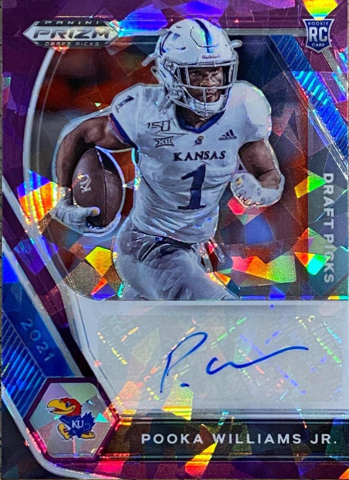 Pooka Williams Jr. [Purple Ice Prizm] #DPA-POO