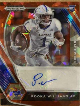 Pooka Williams Jr. [Red Ice Prizm] #DPA-POO
