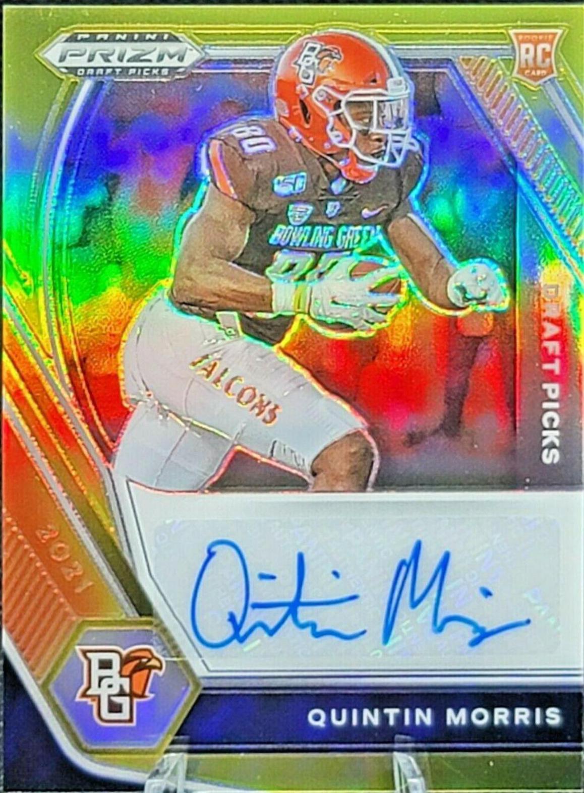 Quintin Morris [Gold Prizm] #DPA-QMO