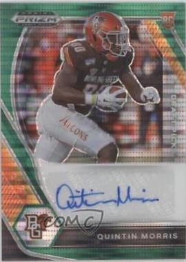 Quintin Morris [Green Pulsar Prizm] #DPA-QMO