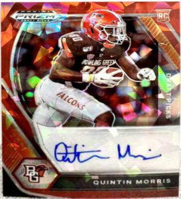 Quintin Morris [Orange Ice Prizm] #DPA-QMO