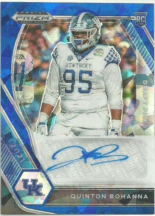 Quinton Bohanna [Blue Ice Prizm] #DPA-QBO