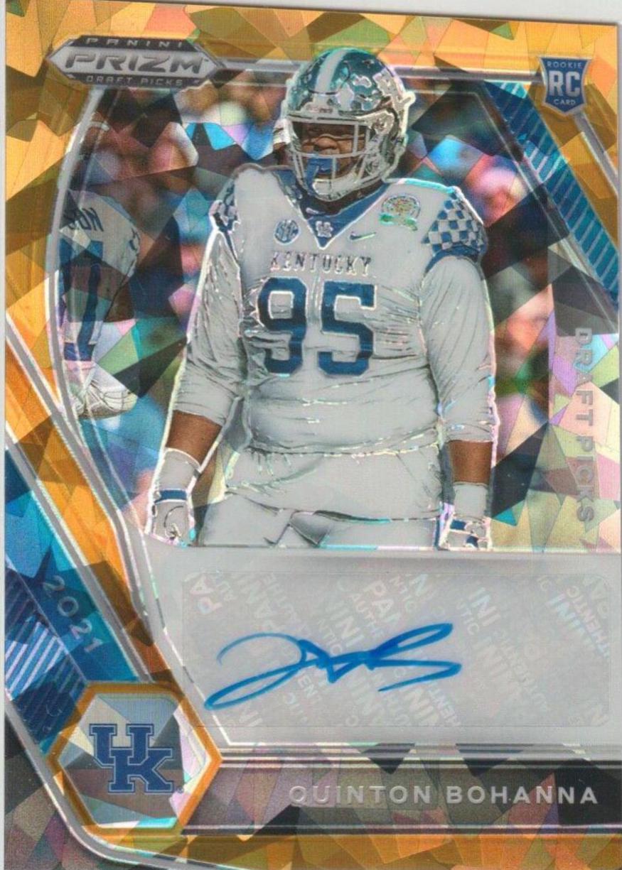 Quinton Bohanna [Orange Ice Prizm] #DPA-QBO