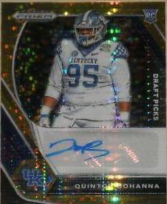 Quinton Bohanna [Orange Pulsar Prizm] #DPA-QBO